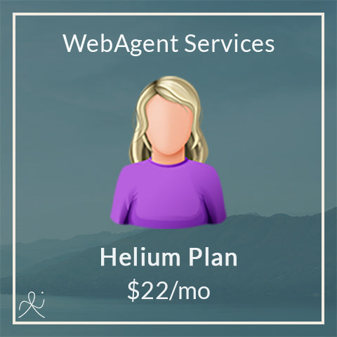 WebAgent Services Helium Plan - $22/mo