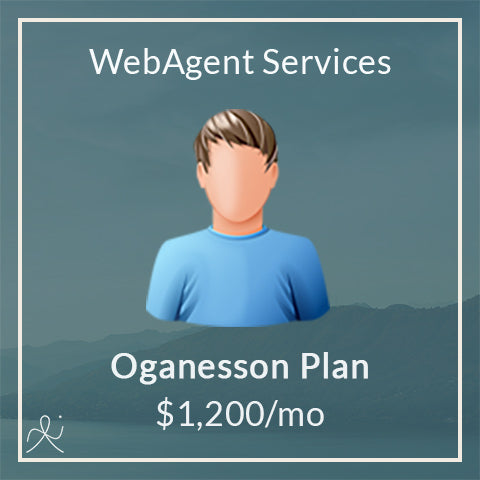 WebAgent Services Oganesson Plan - $1200/mo